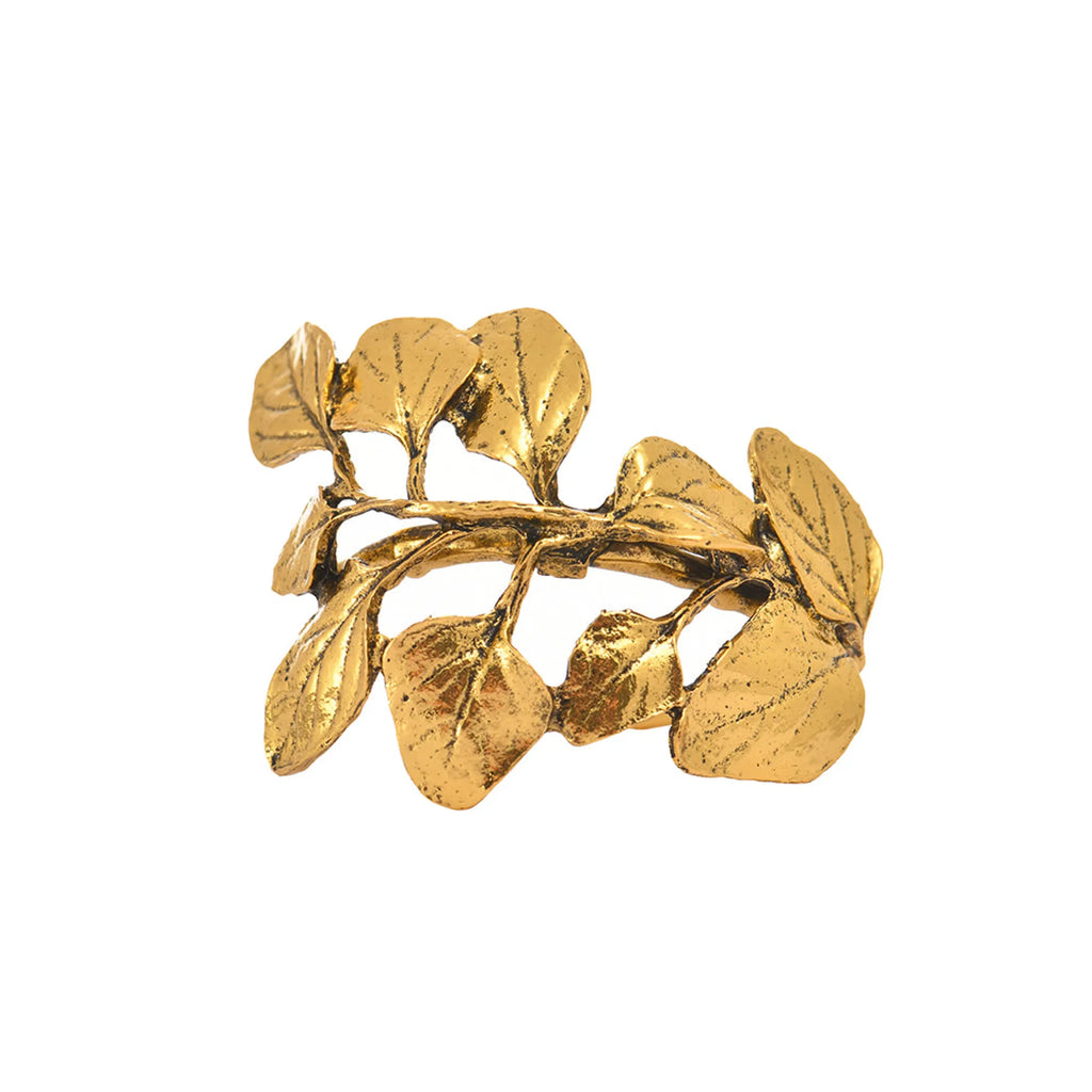 Napkin Rings in Leaf Design