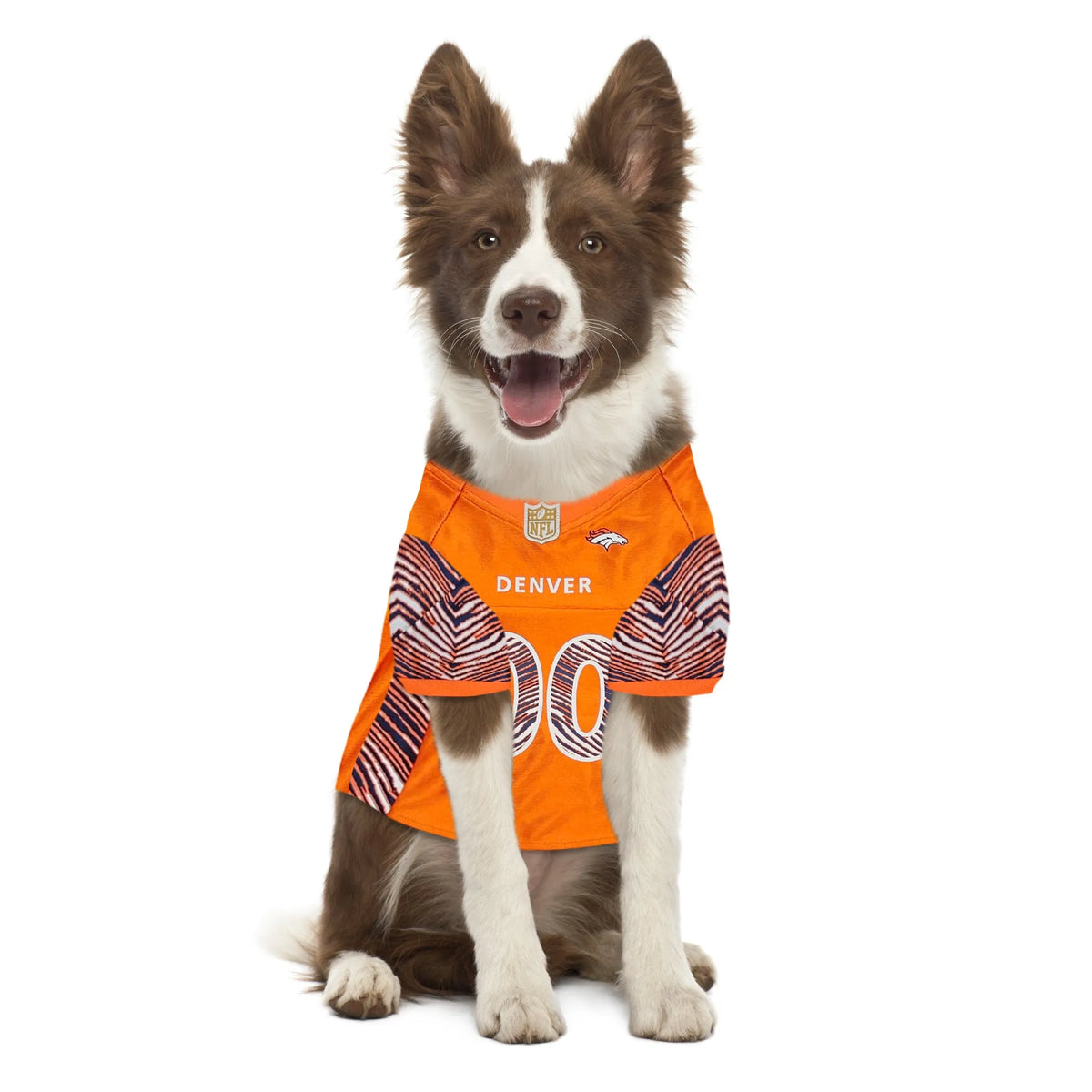 Denver Broncos Zubaz Pet Jersey