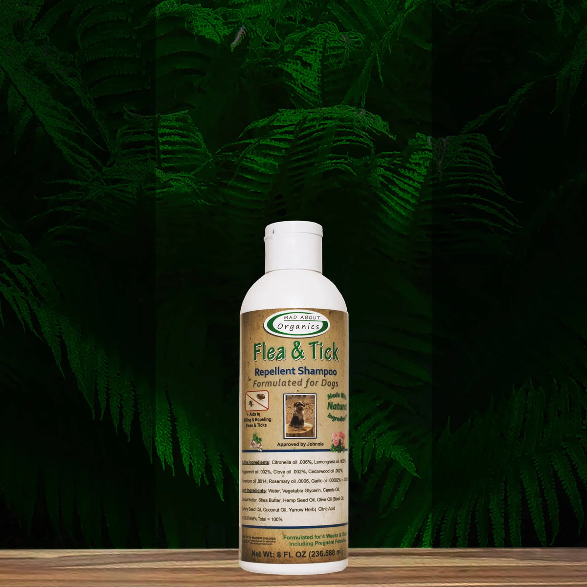 Flea And Tick Repellent Shampoo Formulated For Dogs